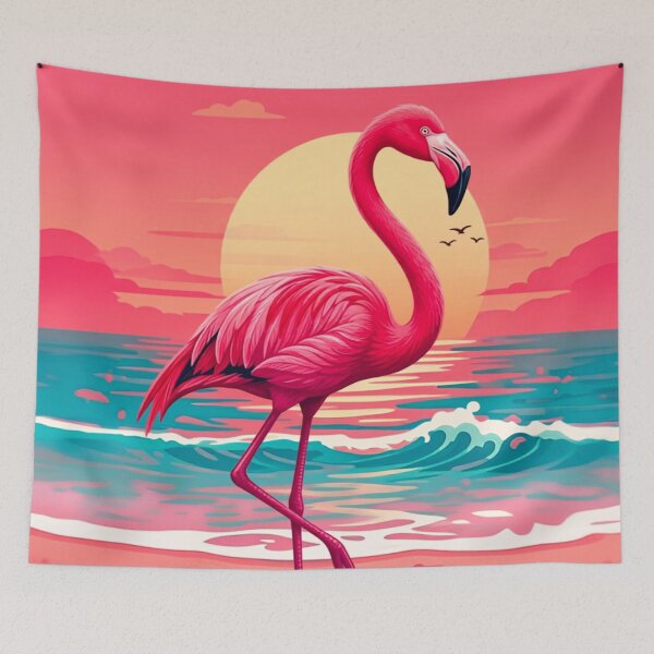 Item preview, Flamingo at Sunset designed and sold by Animals Art.