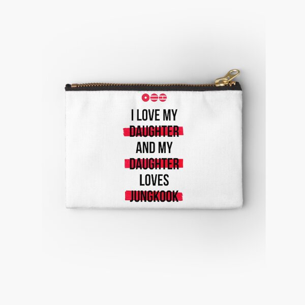 Item preview, JUNGKOOK - I love my daughter and my daughter loves JUNGKOOK T-Shirt designed and sold by YOSHFRIDAYS.