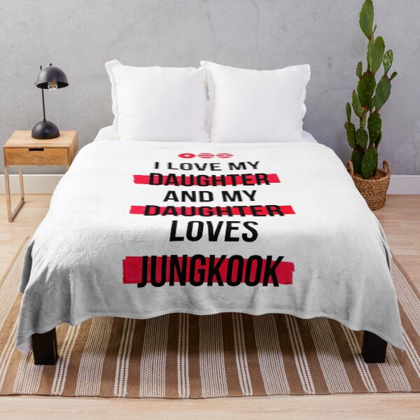 Item preview, JUNGKOOK - I love my daughter and my daughter loves JUNGKOOK T-Shirt designed and sold by YOSHFRIDAYS.