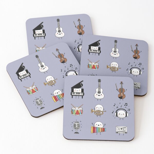 Item preview, Cute Music Sticker Pack designed and sold by MegaNovaArt.