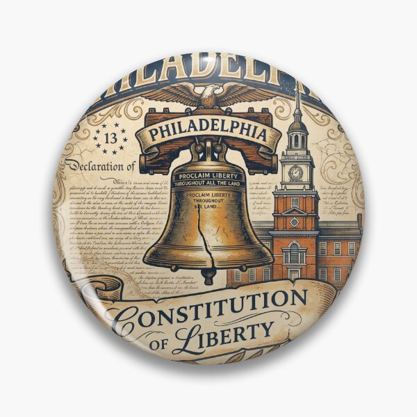 Item preview, philadelphia, usa, constytution of liberty designed and sold by Hephaestus's Forge.