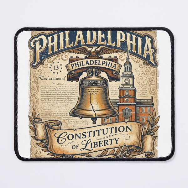 Item preview, philadelphia, usa, constytution of liberty designed and sold by Hephaestus's Forge.