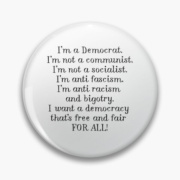Item preview, Democracy That's Fair and Free for All designed and sold by SimpleatHeart.