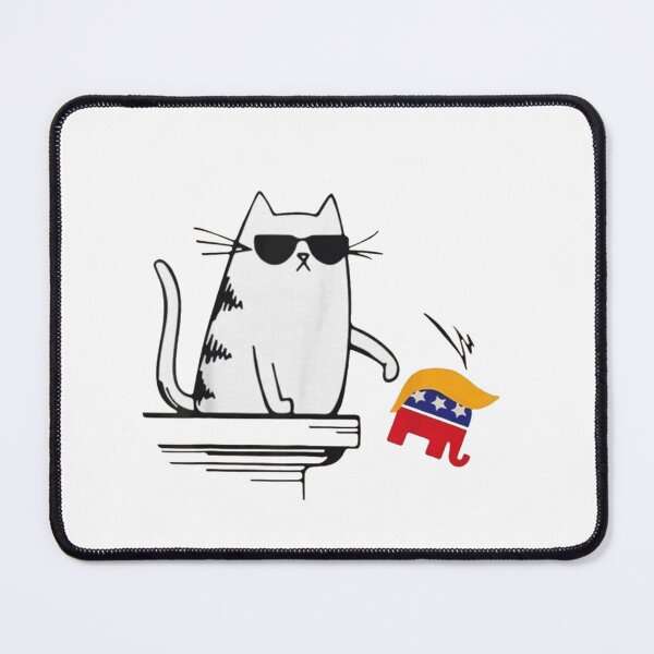 Item preview, Cat Knock Over Trump Elephant Hair  designed and sold by Gbriel3.