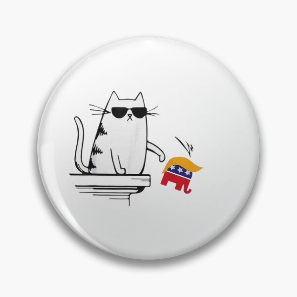 Item preview, Cat Knock Over Trump Elephant Hair  designed and sold by Gbriel3.