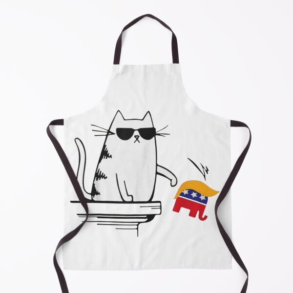 Item preview, Cat Knock Over Trump Elephant Hair designed and sold by Gbriel3.