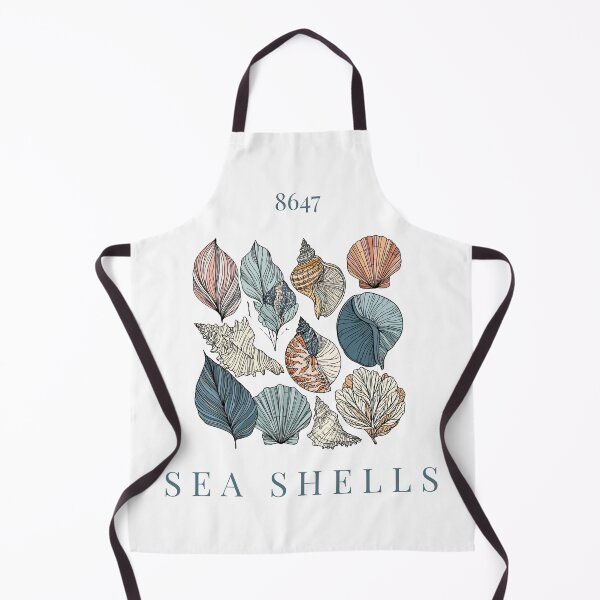 Item preview, 8647 Sea Shells Vintage Aesthetic Graphic Shirt designed and sold by VectorForge.