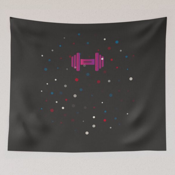 Item preview, Pink Dumbbell Fitness Workout Design | Modern Gym Aesthetic | Colorful Sports Graphic designed and sold by CrazeShop.