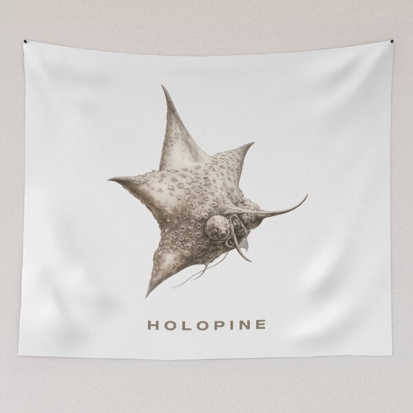 Item preview, Alien Scientific Illustration – Star-Shaped Alien Glider designed and sold by Cosmic Wildlife.