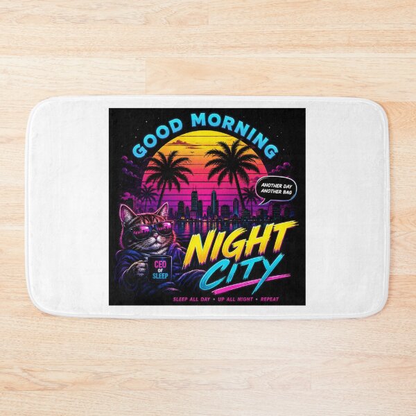 Item preview, Good Morning Night city designed and sold by PatternFly.