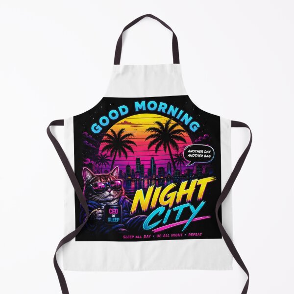 Item preview, Good Morning Night city designed and sold by PatternFly.