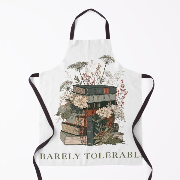 Item preview, Barely Tolerable Vintage Book Stack Cottagecore Shirt designed and sold by VectorForge.