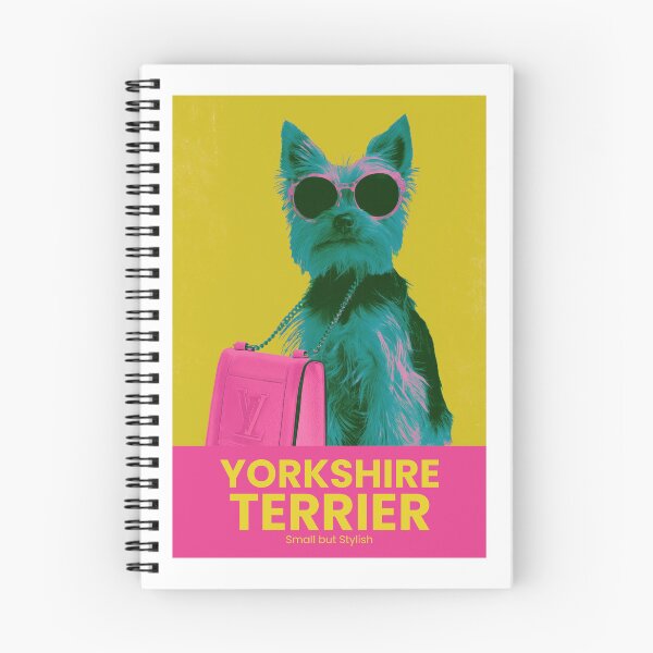 Item preview, Yorkshire Terrier Small But Stylish, Big Attitude Wall Art designed and sold by MarkedArtPrints.