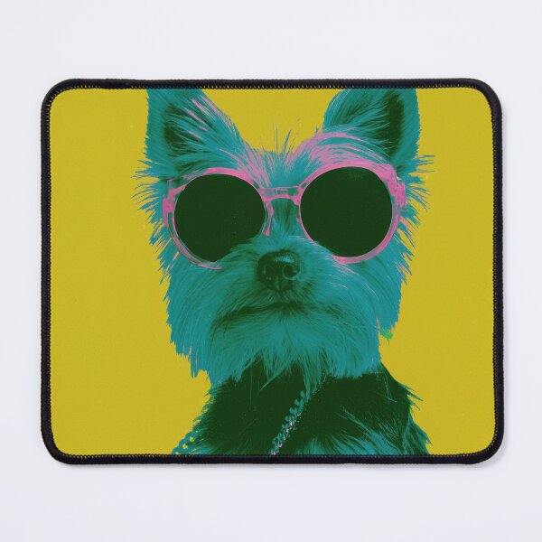 Item preview, Yorkshire Terrier Small But Stylish, Big Attitude Wall Art designed and sold by MarkedArtPrints.