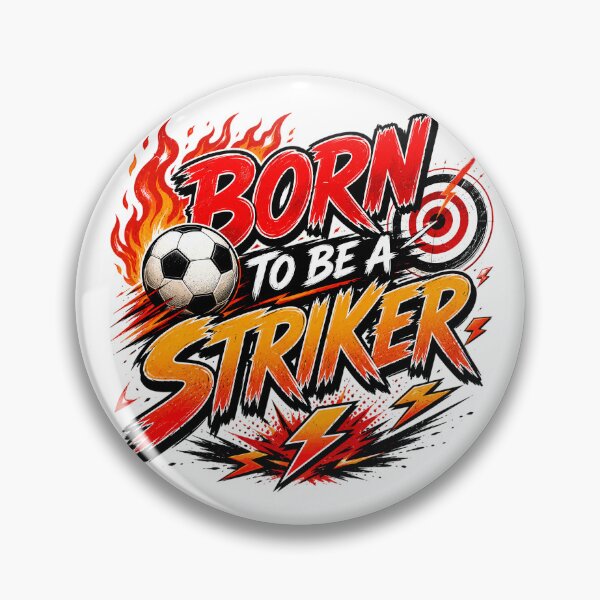 Item preview, football striker, midfielder, goal keeper, soccer ball, football hero designed and sold by TrueArtVibes.