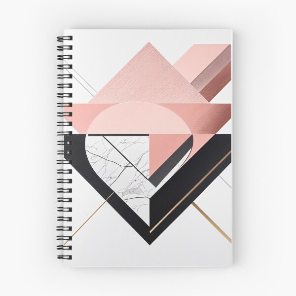 Item preview,  Minimalist Geometric Abstract Blush Pink, Black Marble & Gold Modern Design designed and sold by semenol.