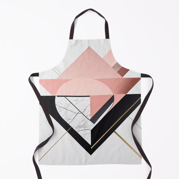 Item preview, Minimalist Geometric Abstract Blush Pink, Black Marble & Gold Modern Design designed and sold by semenol.