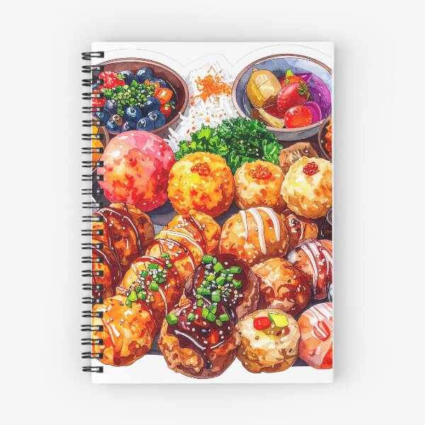 Item preview, Japanese Festival Street Food Illustration designed and sold by BetweenForms.