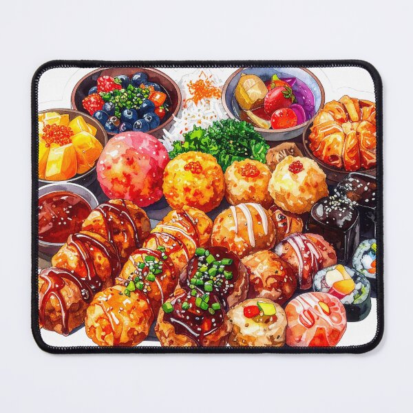 Item preview, Japanese Festival Street Food Illustration designed and sold by BetweenForms.