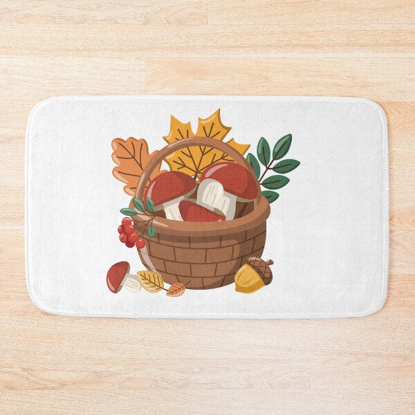 Item preview, Cozy Autumn Mushroom Basket designed and sold by EvLip-Artist.
