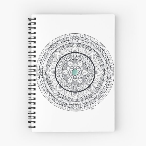Item preview, Mandala with Blue Gem designed and sold by Woven Lexicon.