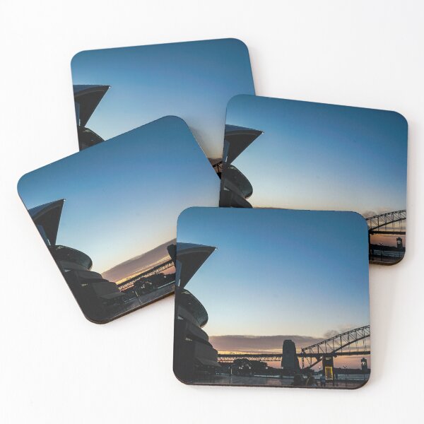 Item preview, Sunset at the Sydney Opera House and Harbor Bridge designed and sold by Douglas E. Welch Design and Photography.