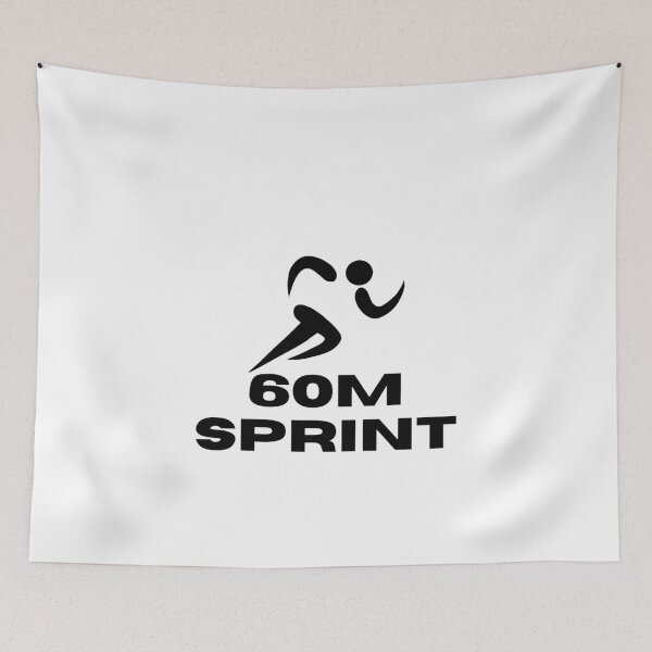 Item preview, 60m SRPINT - BLACK designed and sold by ArtsyCity.