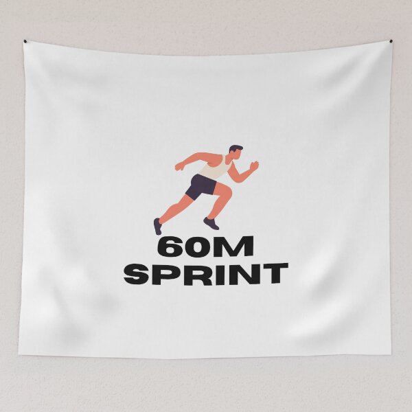 Item preview, 60m SRPINT (MALE) - BLACK designed and sold by ArtsyCity.