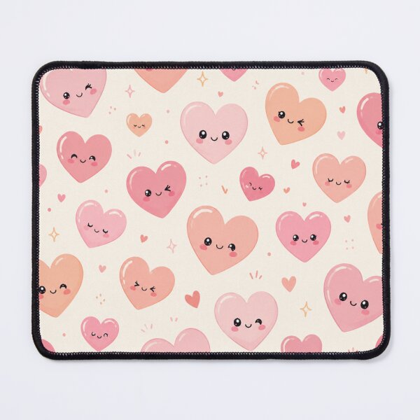 Item preview, Cute Kawaii Pastel Hearts Seamless Pattern designed and sold by Snikdha.
