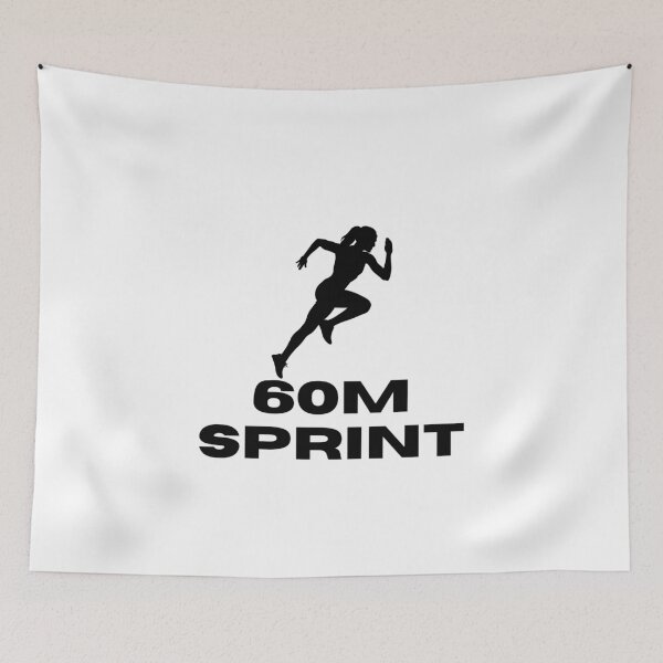 Item preview, 60m SRPINT (FEMALE) - BLACK designed and sold by ArtsyCity.