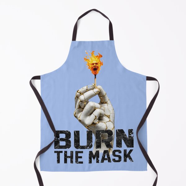 Item preview, Burn the Mask | Unmask Yourself | Dark Surreal Match Flame Artwork designed and sold by puzzell.