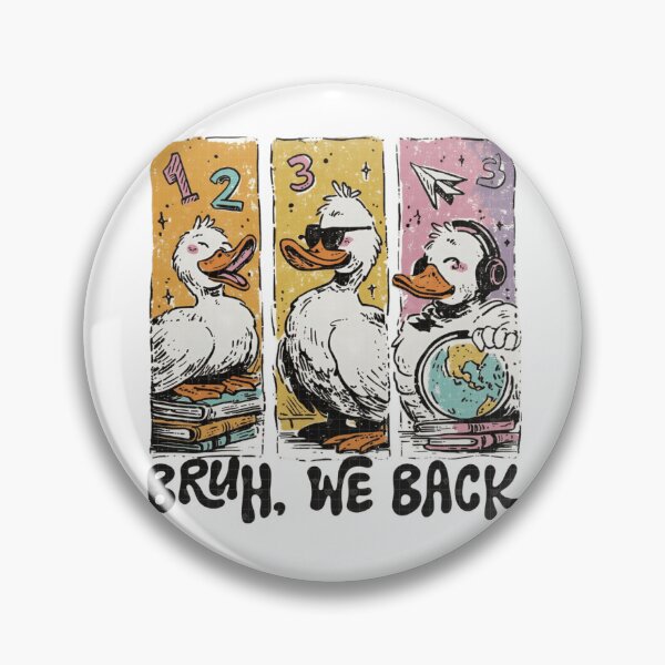 Item preview, Bruh We Back Back To School Silly Goose designed and sold by Thread&Fable.