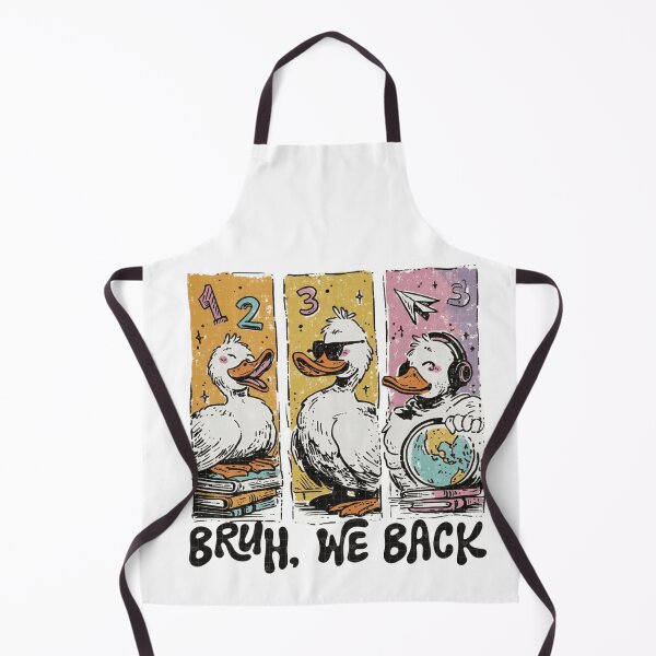 Item preview, Bruh We Back Back To School Silly Goose designed and sold by Thread&Fable.