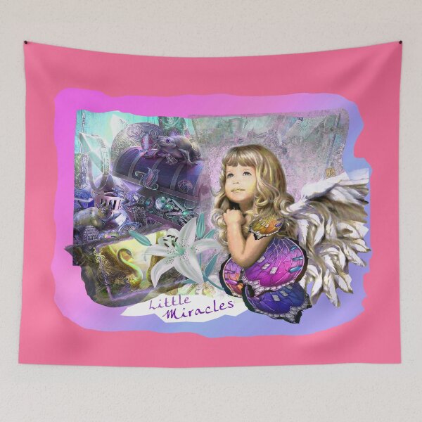 Item preview, Little Miracles - Little Angel Fairy Girl (by ACCI) designed and sold by VanyssaGraphics.