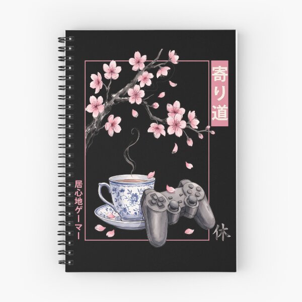Item preview, Sakura Cozy Gaming - Japanese Streetwear Kanji Otaku T-Shirt designed and sold by LoFizzy.