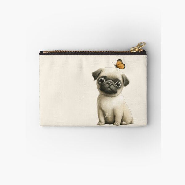 Item preview, Pug with butterfly designed and sold by Fran Fryberg.