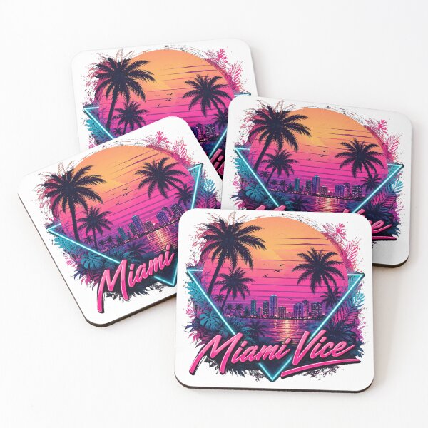 Item preview, Miami Vice Sunset Dreams designed and sold by PatternFly.