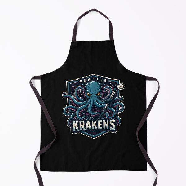 Item preview, Vintage Kraken Hockey Mascot Retro Octopus Sports Shirt designed and sold by PixelForge11.
