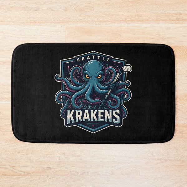 Item preview, Vintage Kraken Hockey Mascot Retro Octopus Sports Shirt designed and sold by PixelForge11.