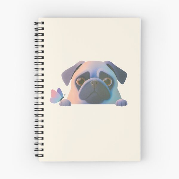Item preview, Pug with butterfly designed and sold by Fran Fryberg.
