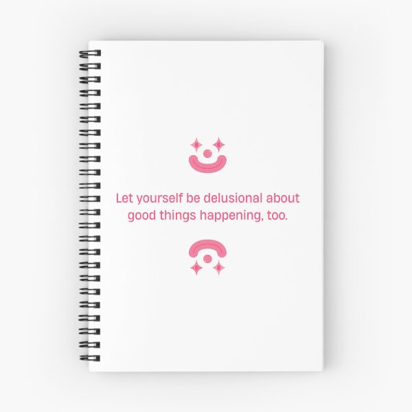 Item preview, "Let Yourself Be Delusional" Clown Afirmation Quote designed and sold by clownfirmations.