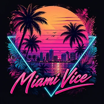 Artwork thumbnail, Miami Vice by PatternFly
