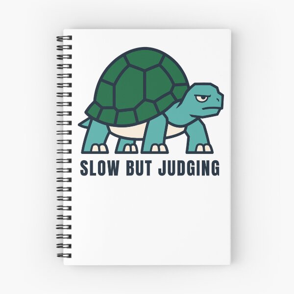 Item preview, Sarcastic turtle with an annoyed look – Slow But Judging designed and sold by Lyfeinsights.