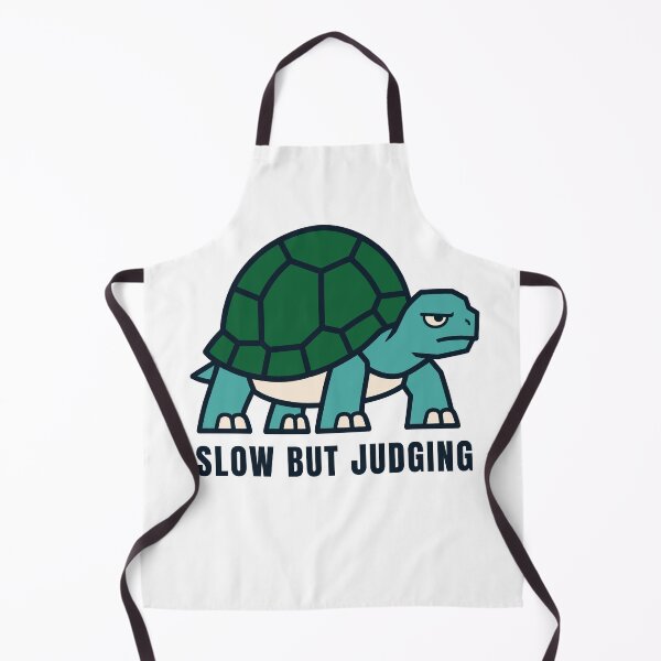 Item preview, Sarcastic turtle with an annoyed look – Slow But Judging designed and sold by Lyfeinsights.