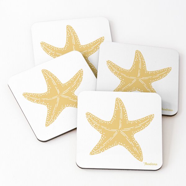 Item preview, Sunny Gold Starfish - Star of the Sea designed and sold by Theselinara.