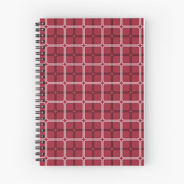 Item preview, Crimson, black & white geometric pattern designed and sold by Mint + Midnight.
