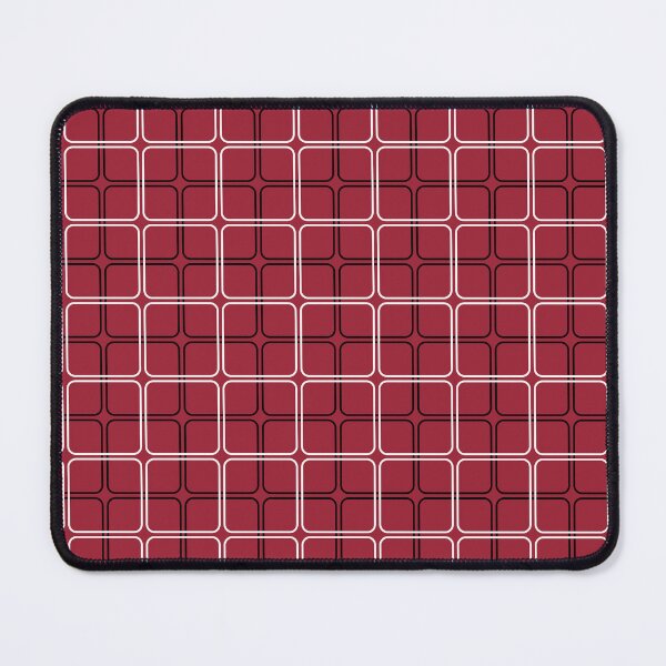 Item preview, Crimson, black & white geometric pattern designed and sold by Mint + Midnight.