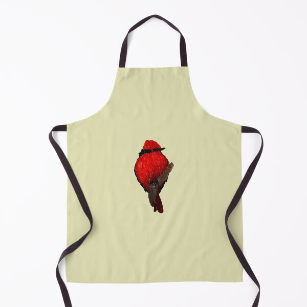 Item preview, Vermillion Flycatcher Miniature Mosaic Bird designed and sold by SlickerStickers by Glass Gal.