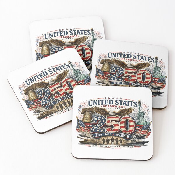 Item preview, 250th Anniversary USA 2026 - Military Tribute | Patriotic Veteran Design designed and sold by Good Candy.