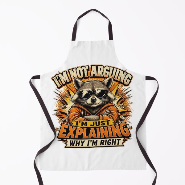 Item preview, I'm Not Arguing I'm Just Explaining Why I'm Right Funny Raccoon Vintage T-Shirt designed and sold by Cavalier-org.